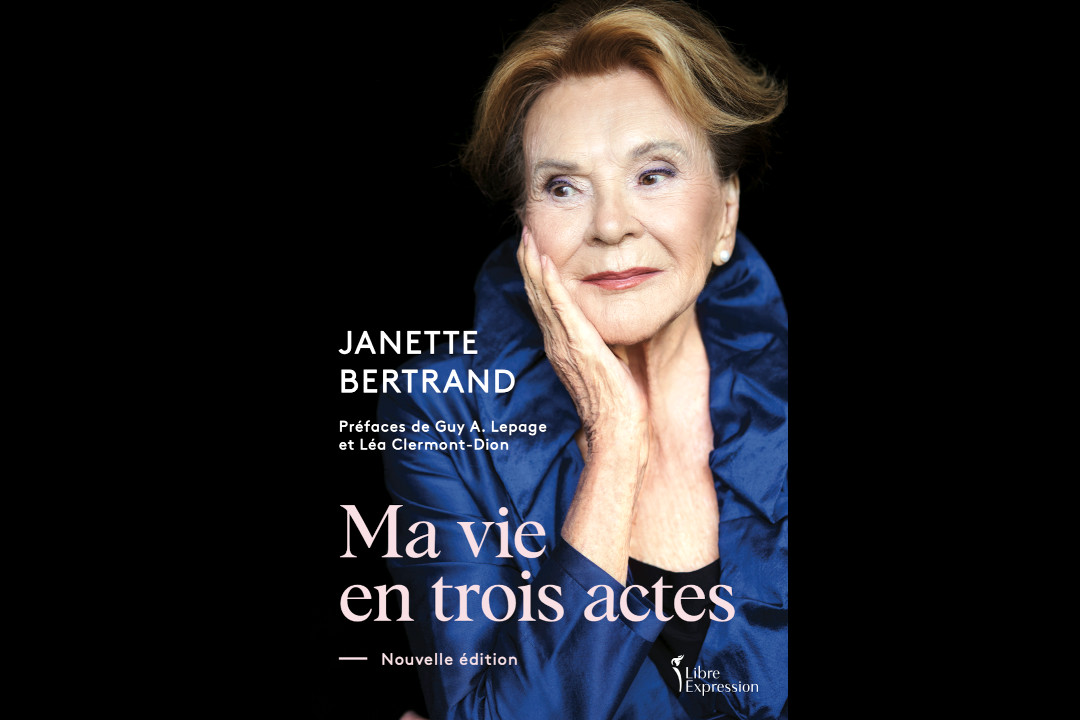 Autobiographie « Ma vie en trois actes » de Janette Bertrand